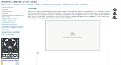 Desktop Screenshot of aikidooforlando.com