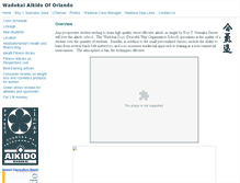 Tablet Screenshot of aikidooforlando.com
